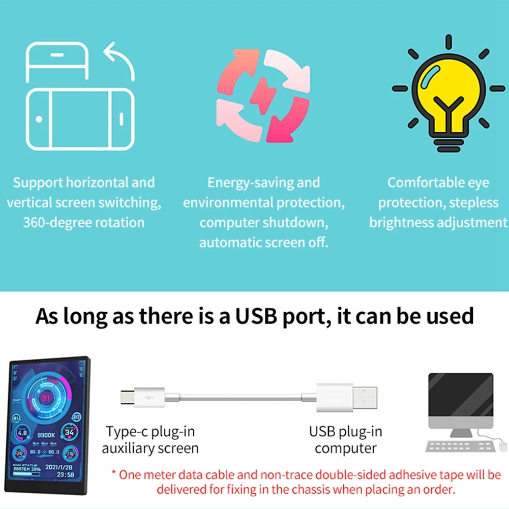 ǻ CPU GPU RAM HDD ÷̿ IPS C Ÿ  ȭ, 3.5 ġ, 328X480 USB ,  AIDA64