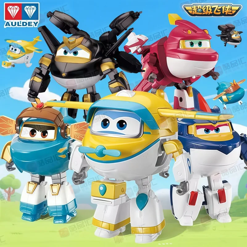 Super Wings Anime Figurine Hangar - In Stock New Selling Big Transformation Robot Desktop Model Toy Perfect Holiday Gift