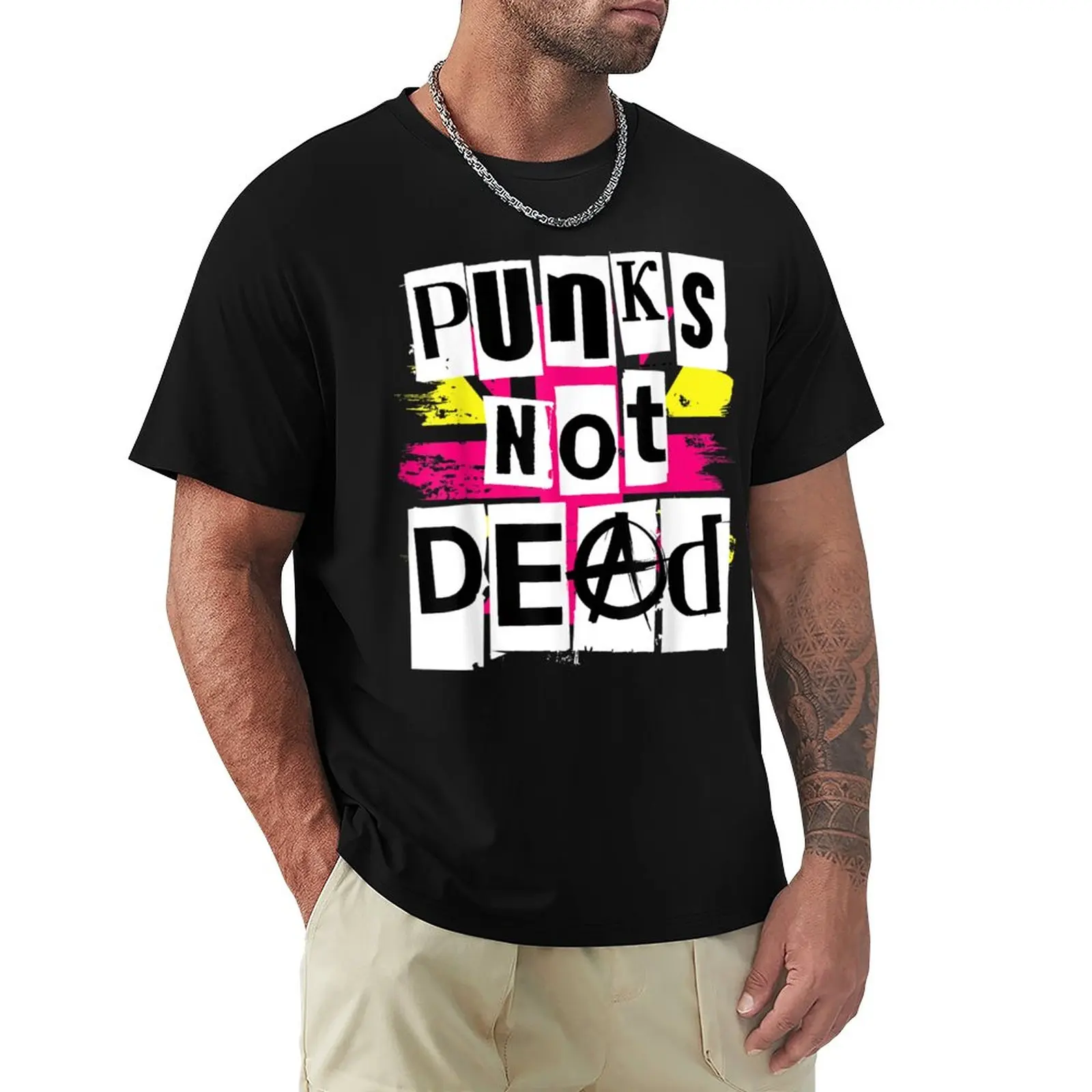 

Punks Not Dead T-Shirt plus sizes boys whites customs t shirts for men pack