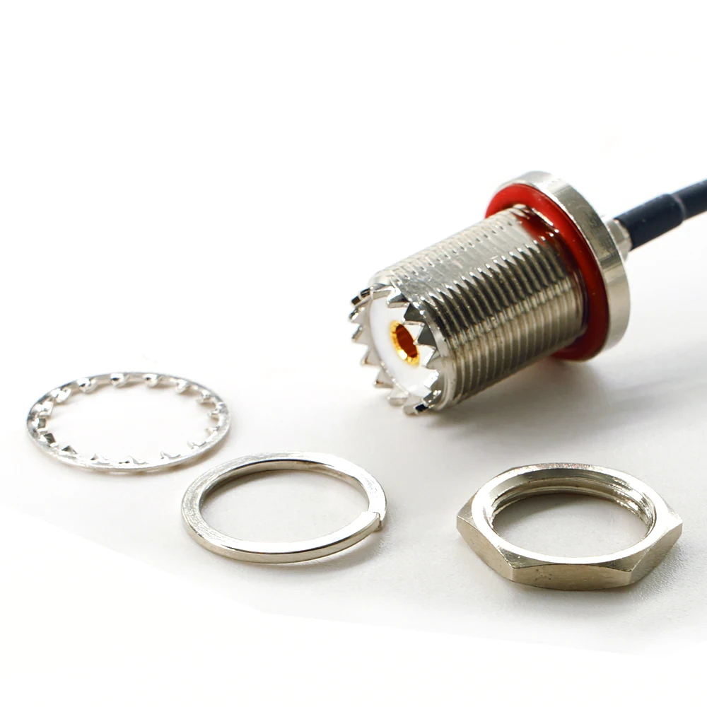 RFaha Cavo Coassiale RF Per Antenna Palmare SMA Maschio A UHF SO-239 Femmina, Connettori Da 15,2 Cm (F29-2