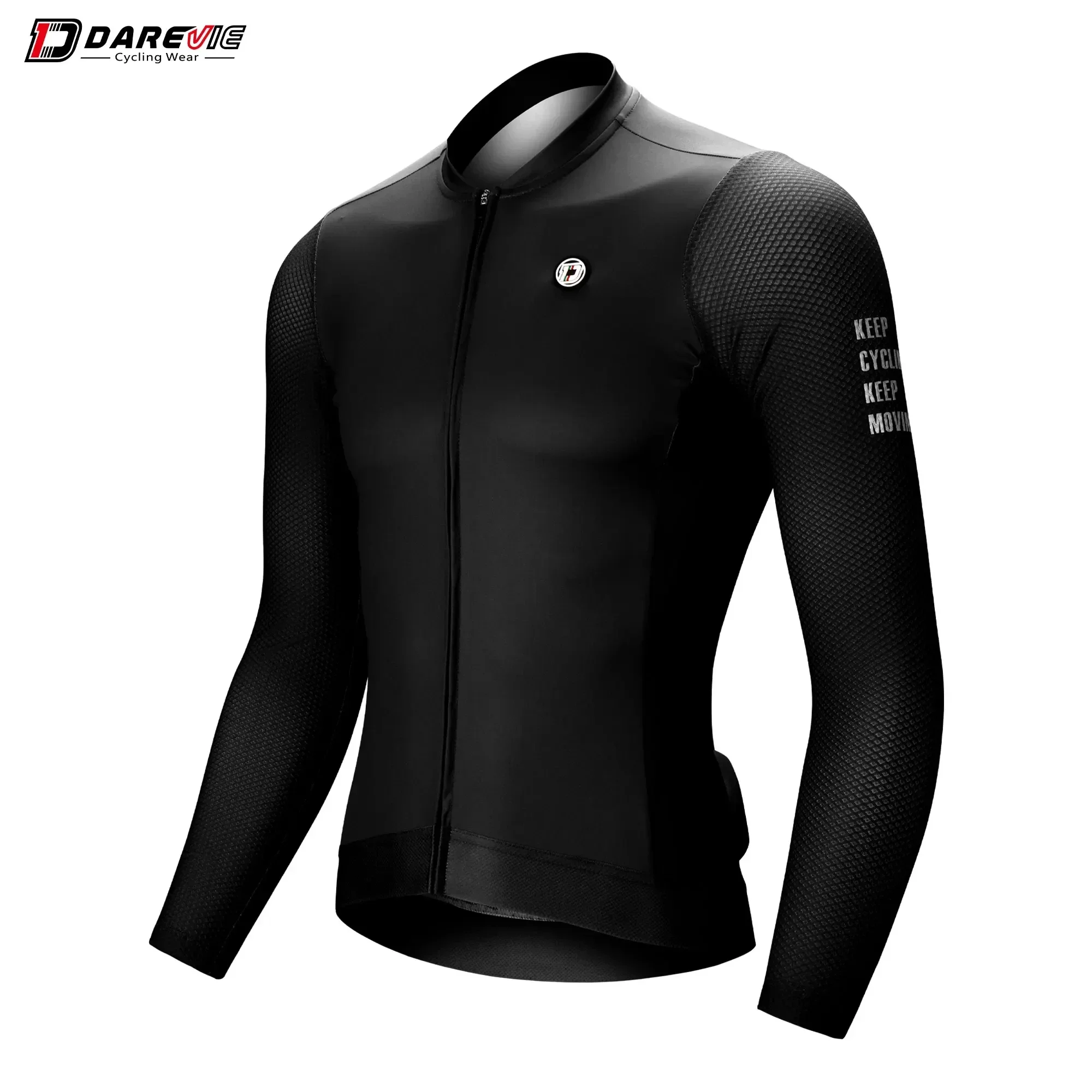 thumbnail image 1 of Maillot de ciclismo DAREVIE Slim Fit SPF 50+ Pro Team, transpirable, de manga corta y larga, equipamiento para ciclismo de montaña para hombre y mujer, 1 of 5