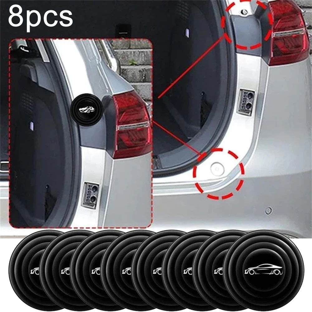10PCS Car Door Anti-Collision Gasket Sound Insulation Pad And Shock-Absorbing  Door Sticker Auto Soundproof Crash Pad car fenders