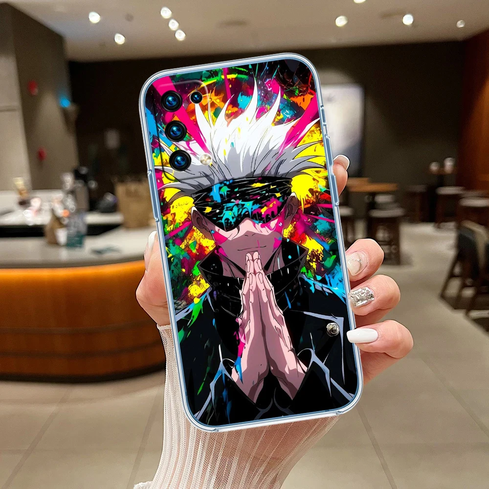 Jujutsu Kaisen Themed Transparent Phone Case