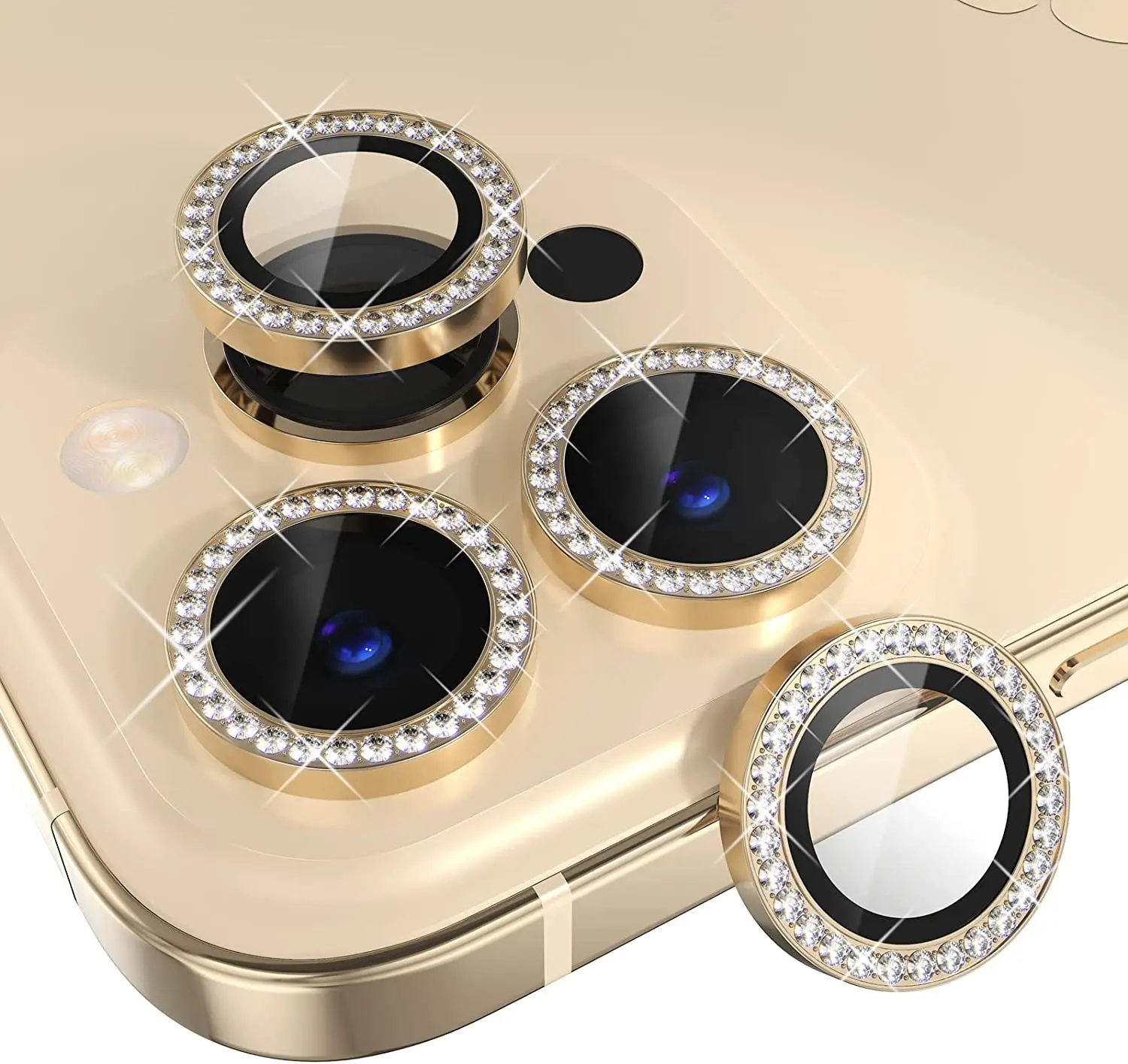 thumbnail image 1 of Protector de lente de cámara de diamante brillante para iPhone 15 14 Pro Max Plus 13 12 Mini 11 iPhone 15 14Pro 13Pro 14Plus 12Pro, accesorios, 1 of 5