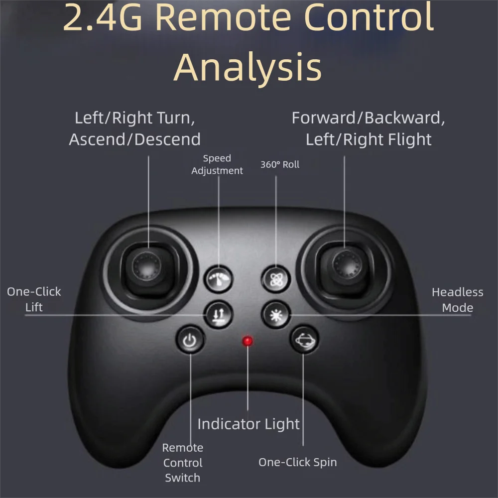EPP Foam Remote Control Foam Fighter Gravity Sensing 2.4G Stunt Four Motor Helicopter Rechargeable Durable RC Hobby Jet Plane