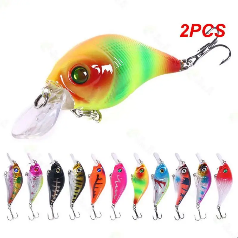 2Pcs Banshee 60Mm 12G Blitz Crank Floating Fishing Lure Vc03 Sonaglio Suono Wobbler Square Bill Artificiale Medium Diving