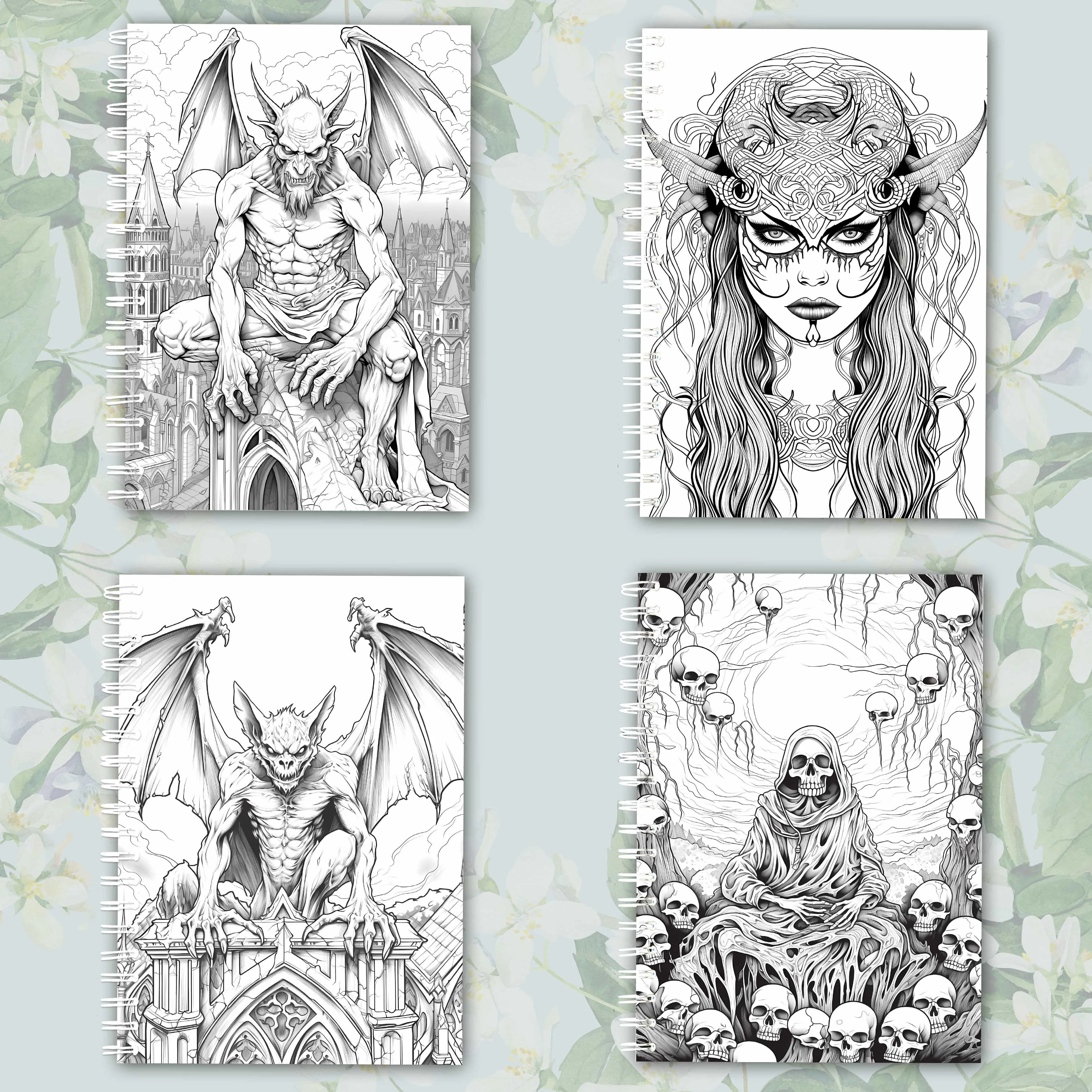 Hell Devil Graffiti Colouring Book Adult Picture Book Make Designs Of One's Own 6