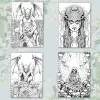 Hell Devil Graffiti Colouring Book Adult Picture Book Make Designs Of One's Own 6