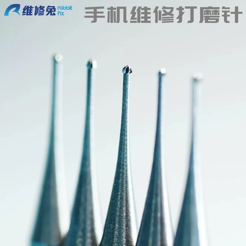 Rabbitfix 0.3mm/0.4mm 연마 바늘 초미세 고경도 볼 바늘 2.35mm 조각 휴대폰 수리 도구