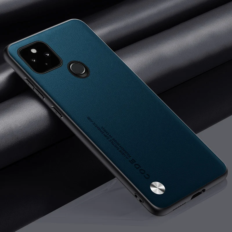 Premium PU Leather Phone Case with Silicone Protection, Stylish Back Cover Design