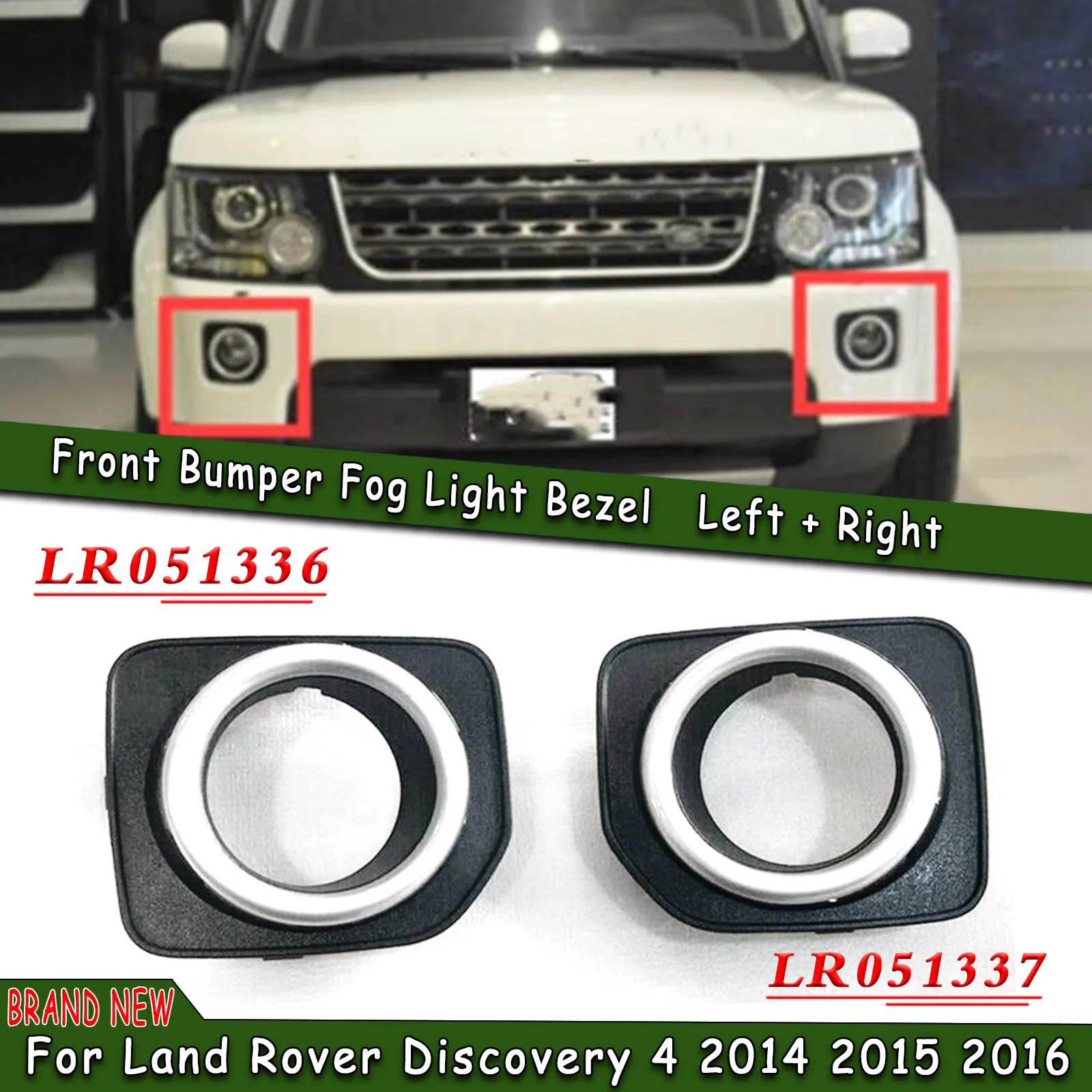 

Передняя противотуманная фара с рамкой для Land Rover Discovery 4 LR4 2014-2016 LR051337