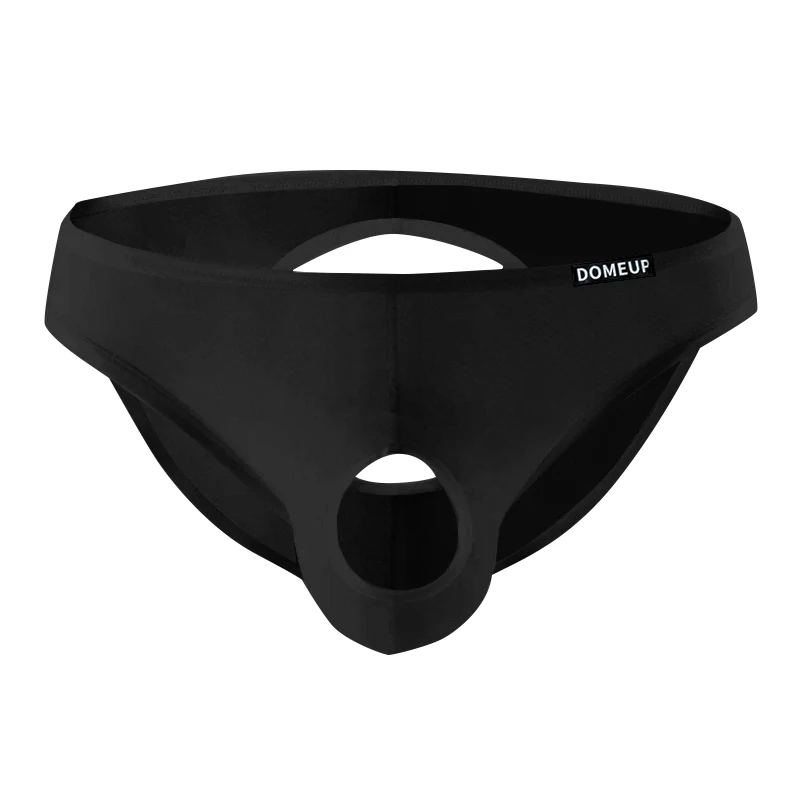 Sexy Hollow Out Briefs Adult Men's Crotchless Underwear Open Penis Pouch Hole Panties Erotic Buttocks Backless Lingerie Sissy