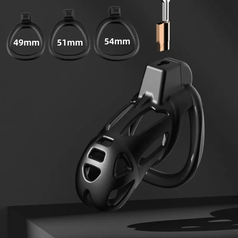 Penis Chastity Cage New Ghost Male Chastity Cage 3 Size penis chastity cage chastity lock sex toy