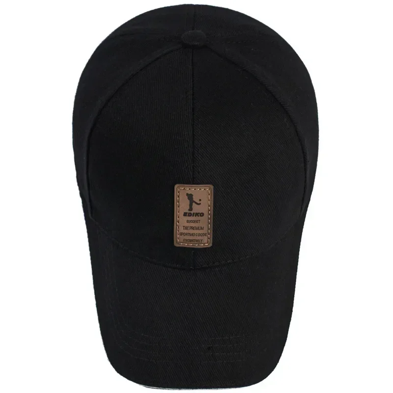 Baseball Cap Women Men Summer Structured Adjustable Snapback Sunhat Outdoor Sports Hip Hop Solid Cotton
