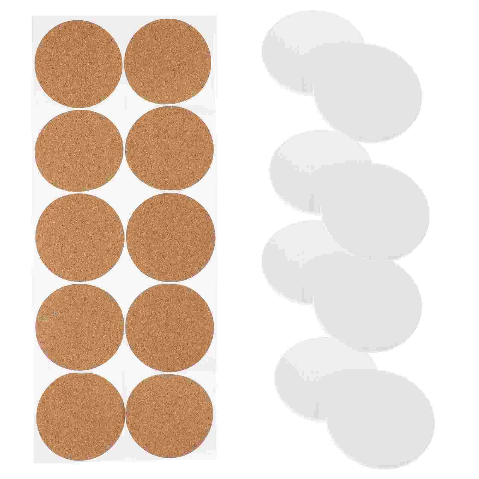 

10 Set of Sublimation Coaster Heat Transfer Coaster Ceramic Absorption Blank Cup Mat Sublimation Mats