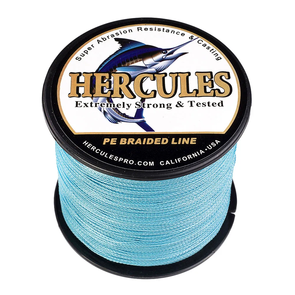 100M /300M /500M/1000M/1500M /2000M Super Strong Blue PE 8 Braided Fishing Line Multifilament Thread 10-300BLSea Cord Carp 2