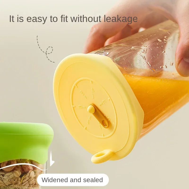 2Pcs Silicone Food Cover Set Silicone Cling Lid High-Temperature Resistant Food Grade with Hanging Hole Kitchen Organization food cover kitchen utensils kitchen supplies fresh keeping cover preservation cover
