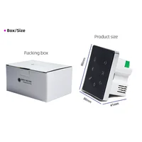 Low Price 86 Touch Screen Home Theater Systems Background Music Controller IPS USB,SD Card Bluetooth Wall Amplifier 5