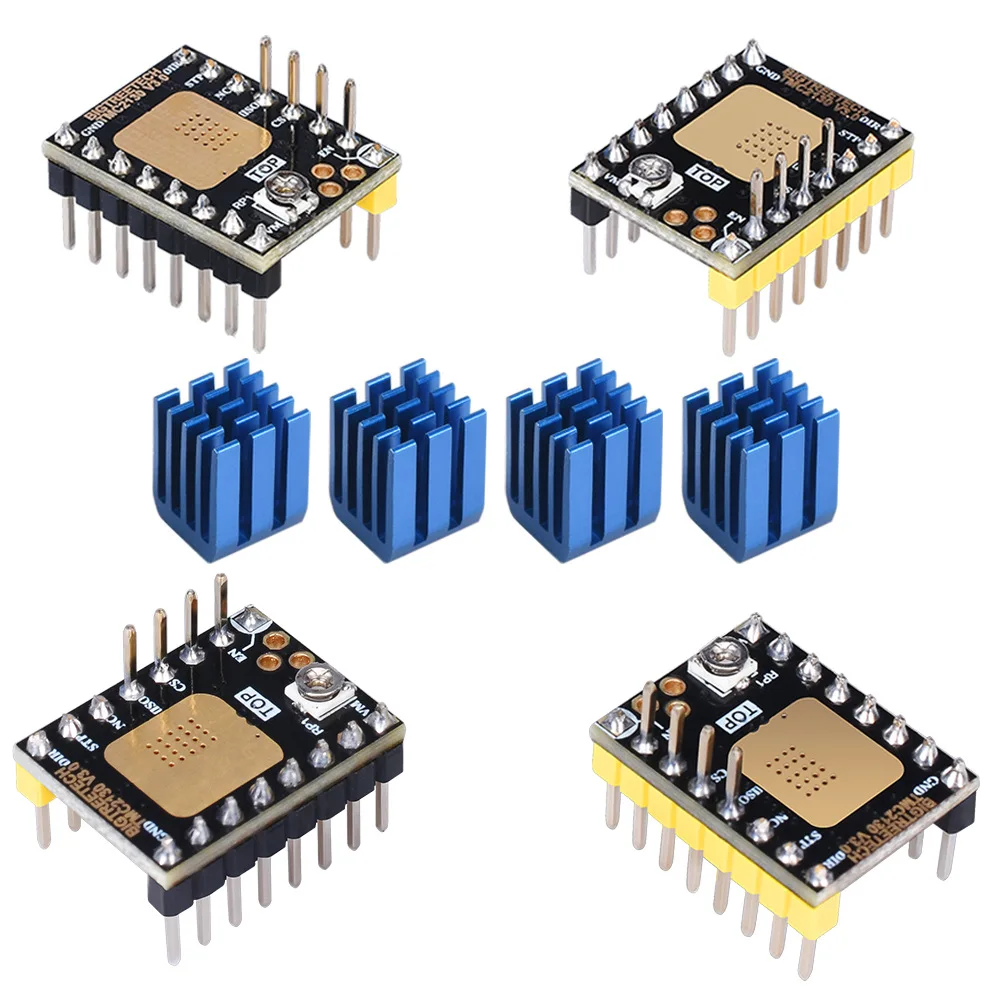 BIGTREETECH SPI 스텝퍼 모터 드라이버, 3D 프린터 부품, SKR V1.4 V1.3 보드 MKS용 A4988, TMC2130 V3.0, 5 개