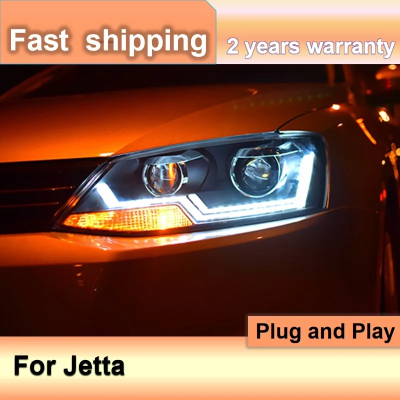 

Car Accessories for VW Jetta Headlight 2012-2018 Volkswagen Jetta Headlight LED DRL Turn Signal High Beam Projector Lens
