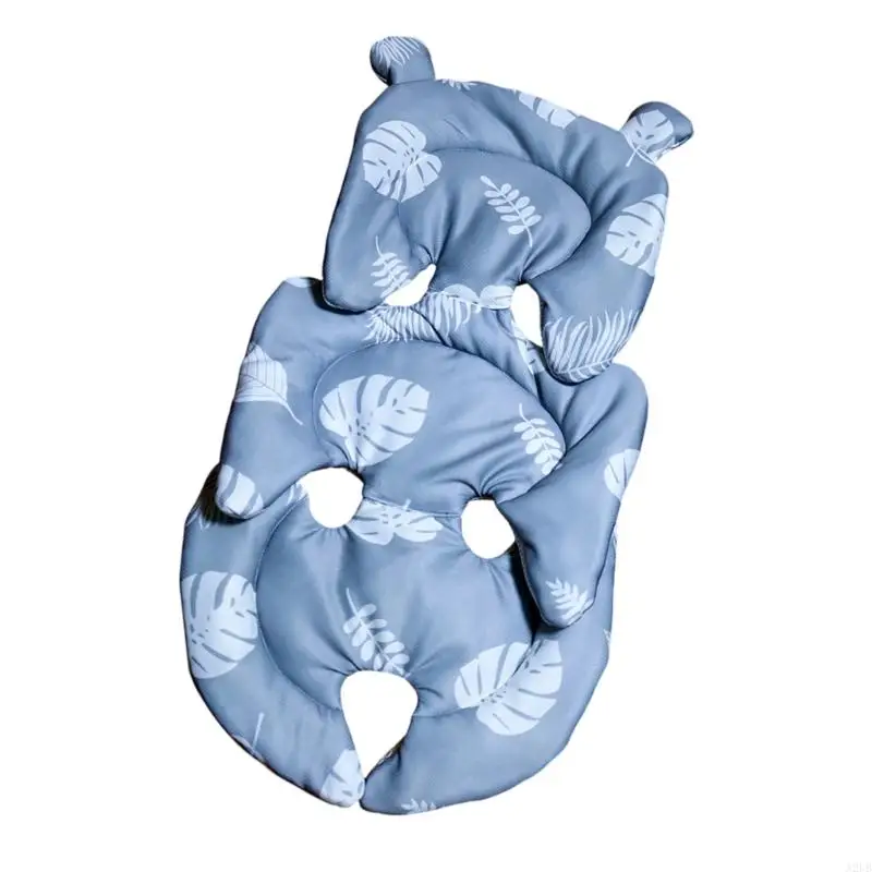 Reversibles Kinderwagen-Pad aus weicher Baumwolle, Sommer- und Winter-Autositzauflage, Sitzkissen für Neugeborene, A2UB – Detail 8
