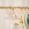 5/10 Pcs Baby Hanger Rack Cute Foxs Shape Baby Wooden Clothes Hanger Home Girls Princess Room Nursery Decor For Kids Present 2