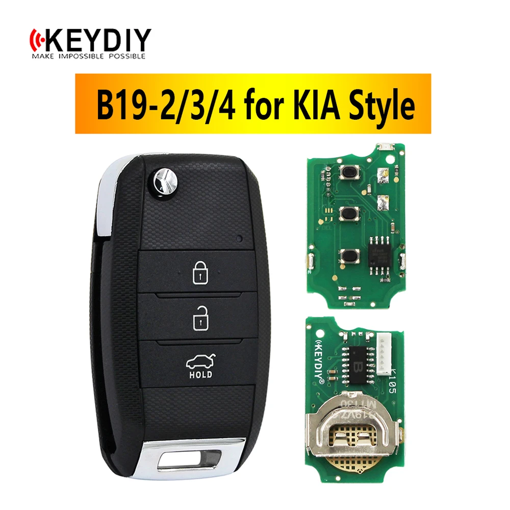 KEYDIY B19-2 B19-3 B19-4 1/5/10PCS,Original Universal Remote Control Key B-Series for KD900 KD900+,URG200 KD-X2 Machine KD MINI