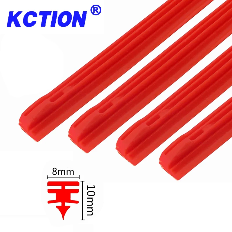 

KCTION OEM Tropical best-selling high quality wholesale wiper color silicon 6 mm soft Windshield wiper silicon blade filler