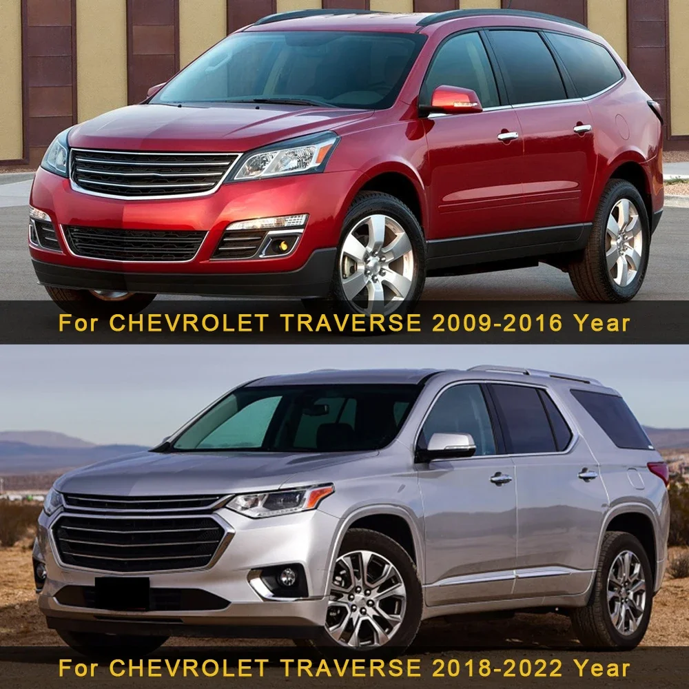 For Chevrolet Traverse 2009-Auto Black Tinted Car Side Window Visor Guard car accessories Vent Awnings Shelters Rain Guard Door Ventvisor