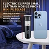 Kemei Professional Small Hair Trimmer USB Rechargeable Cordless Hair Clipper Mini Portable Electric Hair Cutting Machine for Men 3