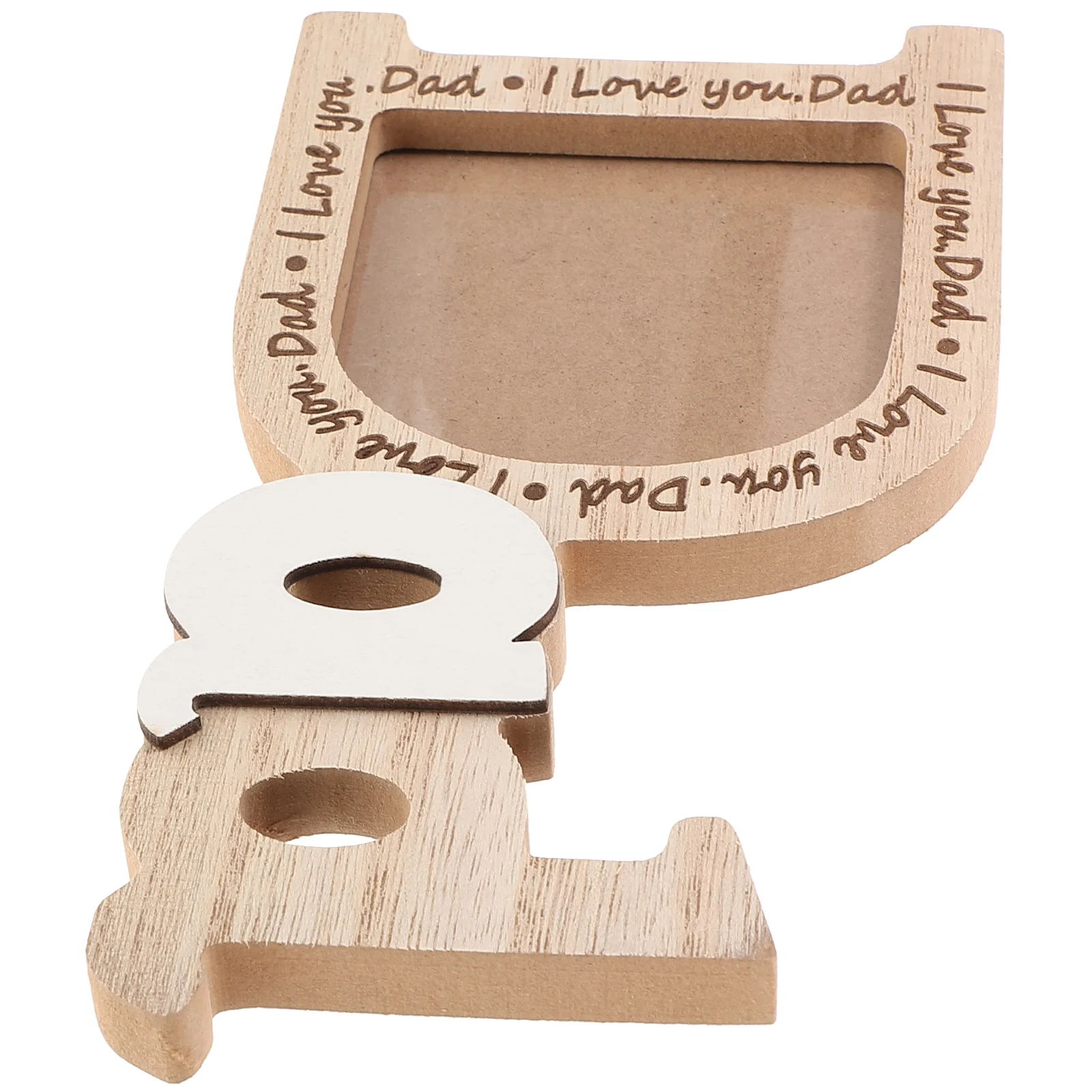 Dad Picture Frame Desktop Wooden Photo Holder Frame Father's Day Display Photo photo frame wood photo frame wood frame wood picture frame