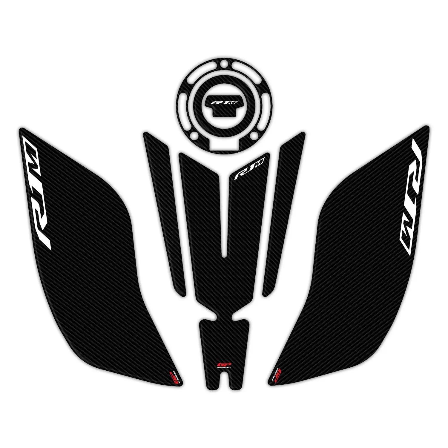 

GP Composite for R1M 2015-2022 Compatible Tank Pad Set Carbon