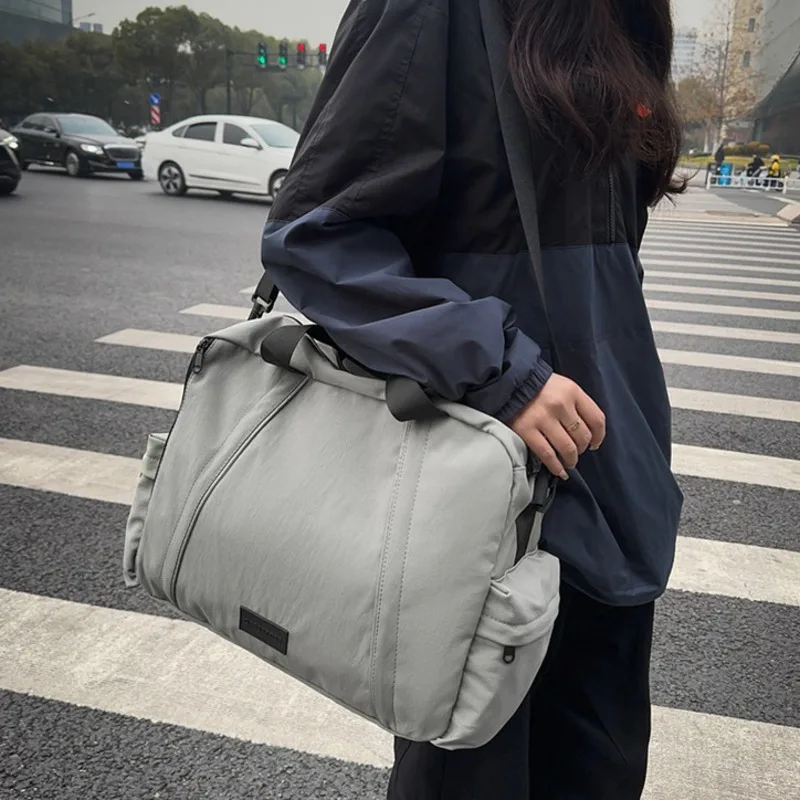 Fashion Travel Luggage Bag Leisure Accommodation Student Storage Bag Fitness Unisex Short Distance Business Travel Lightweight