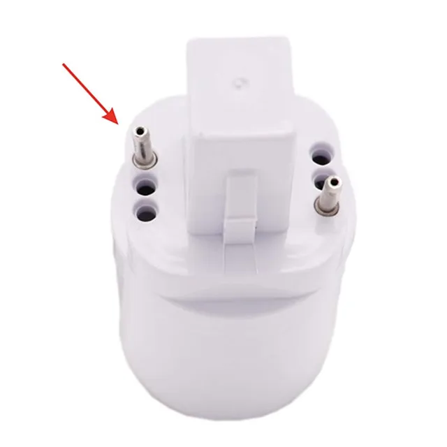 Adattatore Da G24d A E26/E27 - 2 Pezzi, Per Convertire Lampade Alogene E CFL A Vite - Foto 6