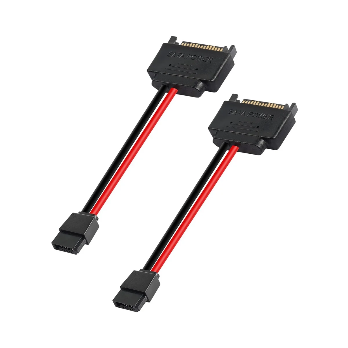 

2 шт. SATA 15 контактов штекер на 6 контактов SATA кабель 15 контактов на 6 контактов кабель адаптера питания для ноутбука CDROM 6-контактный адаптер