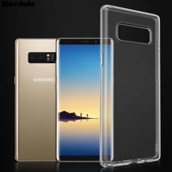 Silicone Soft Transparent TPU Gel Back Cover Clear Case - S9 Plus