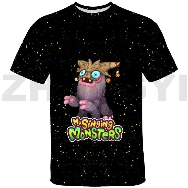 Hot 3D My Singing Monsters Graphic T Shirts Men Sports Short Sleeve Summer Family Games Tees Tops Baby Kids Cute Anime Tshirt 4