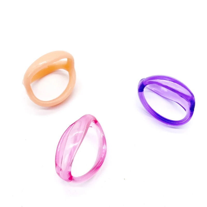 Adult Gadgets of Clear Silicone Triple Restraint Penis Ring for Classic Erection Binding Delay Ejaculation Rubber Cock Sex Toys — view 6