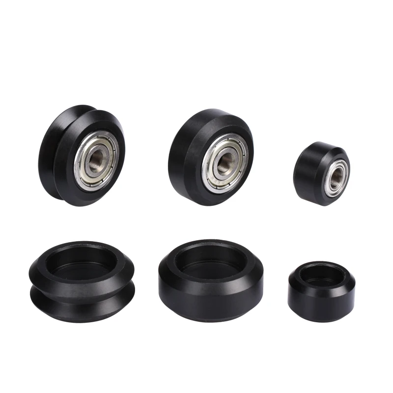 Polia de Plástico Pom para Cnc 625zz Idler Pulley Gear Passivo Redondo V-slot Perlin Cr10 Ender 12 Pcs 24 Pcs - Imagem 3