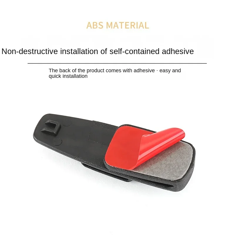 2PCS Universal Strong Car Safety Belt Protection Clip Plastic Seat Belt Clamp Buckle Adjustment Lock Fastener Car Accessories