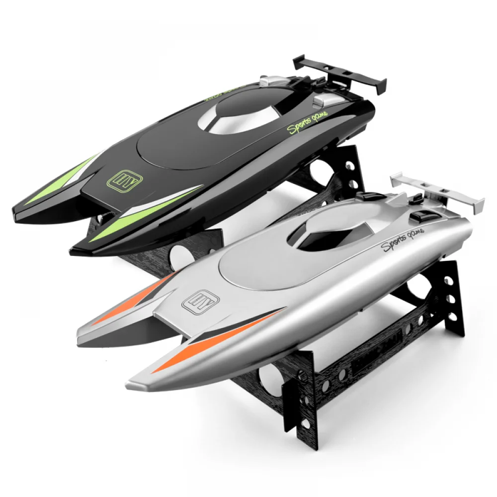 RC-Boot 2,4 GHz 30 km/h Doppelmotor schwarz oder weiß