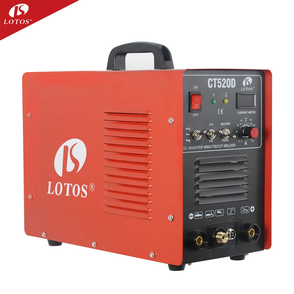 ZJZ 로토스 CT520D Lgk 100 플라즈마 절단기 100암페어 IGBT 용접기 DC 인버터 휴대용 220V 아르곤 아크 용접기