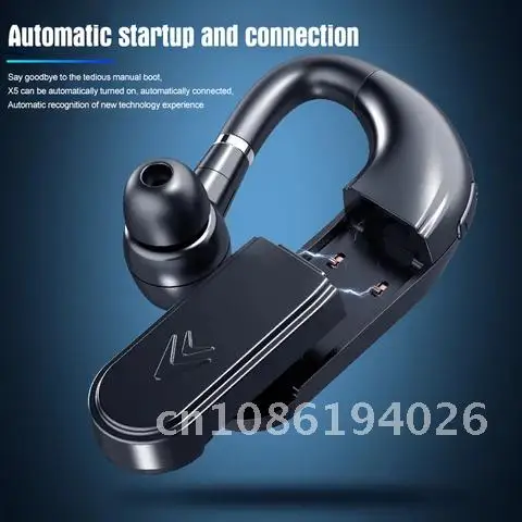 

Wireless Headphone Bluetooth Handsfree Single Business Earphone Replaceable Battery LED Power Display Mic For Driving Headset