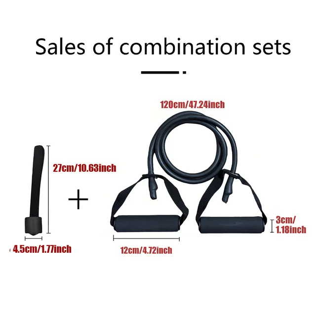 2PCS Multifunctional Resistance Band Upgrade Door Anchor Strap Portable Suitable for Strength Training and Home Fitness 3