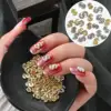 10PCS Exquisite Dollar Sign Nail Charms Metal Alloy Sparkling Rhinestone Nail Art Decorations Accessories For Manicure DIY 6