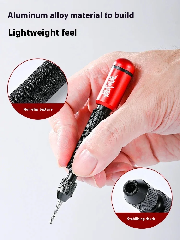 Hobby Model Craft Tool Double bearing hand drill Smooth rotation Lightweight design For Model Building Accessories Tool