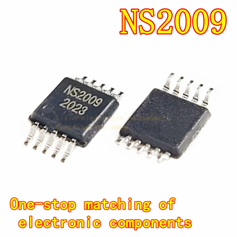 

10PCS/Pack NS2009 chip msop104-wire resistor touch screen controller chip, I2C interface