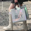 StoBag 10pcs Laser Non-woven Tote Shoulder Bags Shopping Fabric Woman Storage Reusable Large Pouches Custom Logo(Extra Fee) 5