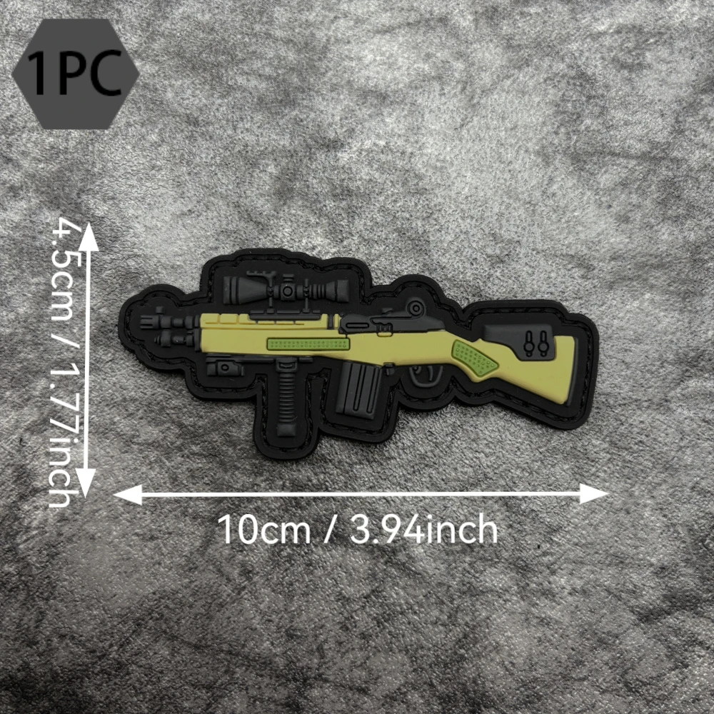 어택 패턴 PVC 패치, 부드러운 고무 배지, 벨크로 후크앤루프 패스너, 가방, 배낭, 조끼, 의류 장식 스티커 및 자수 패치에 적합