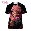 New Gojo Satoru and Itadoru Yuji 3D Print T-shirt Boy Causal Jujutsu Kaiju Graphic T Shirt Harajuku Street Tops Tees Clothing 4
